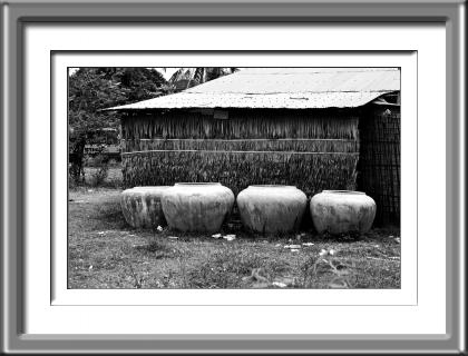 rural, farm, water jar, Cambodia