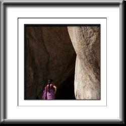 India,woman,rocks