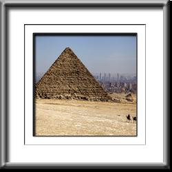 Giza, Egypt, Cairo, Great Pyramid, City Skyline