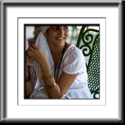 Girl, Cuba, white