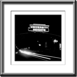 University Heights Sign